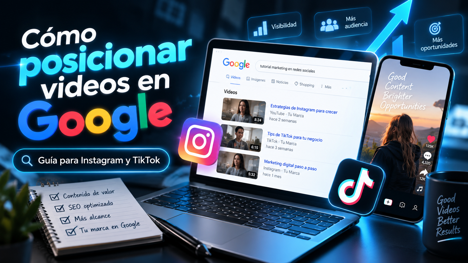 How to rank videos on Google: Instagram & TikTok